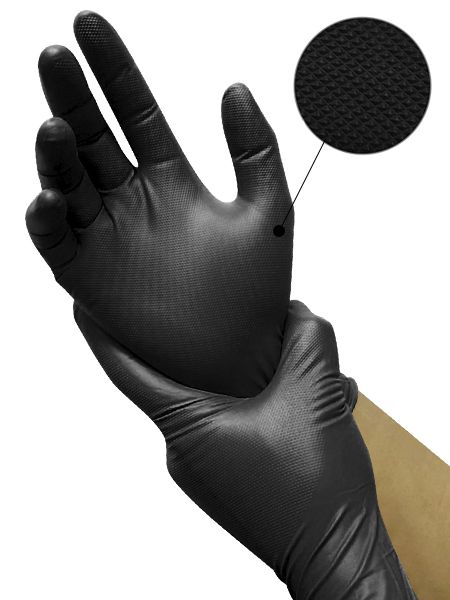 Перчатки премиум-класса IRONGRIP c 3D текстурой черные