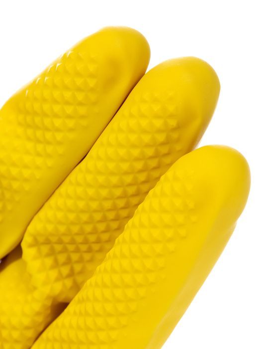Хозяйственные перчатки желт.