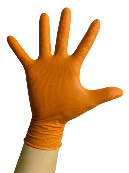 Перчатки премиум-класса IRONGRIP c 3D текстурой оранжевые - 1