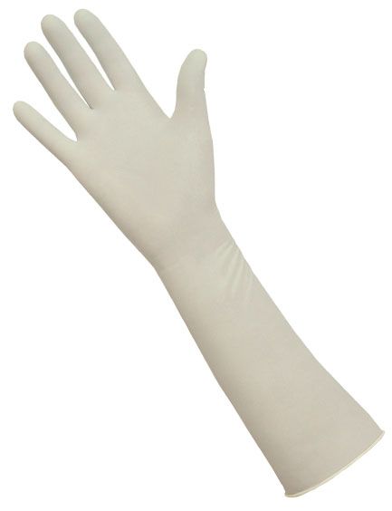 латексные удлиненные перчатки