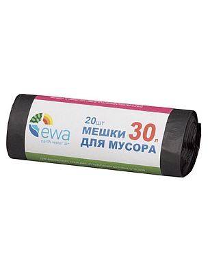 Мешки для мусора EWA 30л